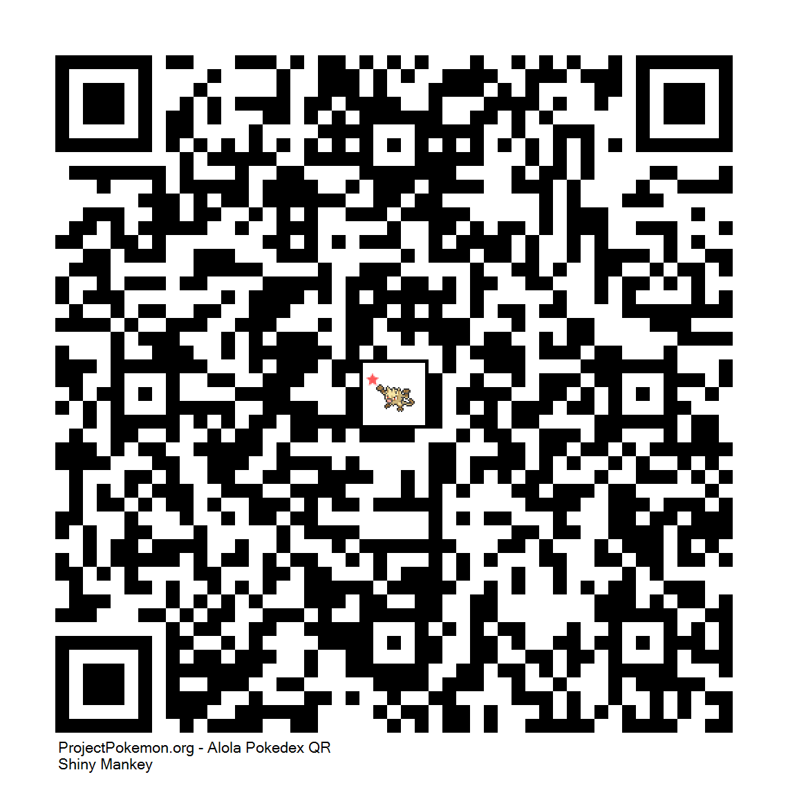 Cdigo QR de Mankey variocolor